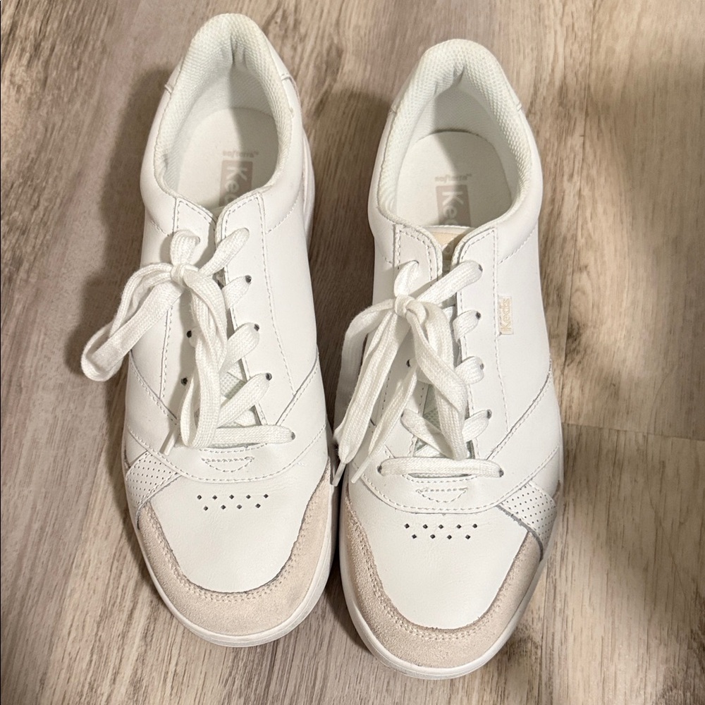 Keds White and Beige Sneakers